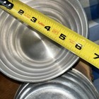 Vintage Mid-century Nasco Italy Hammered Aluminum 6    Bowls Set Of 4