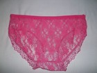 Girls 12yrs Lace Bikini Panties Hot Pink Nwt Tween