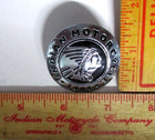 Indian Screw-back Concho Vintage Biker Collectible Old Motorcycle Accessory Usa