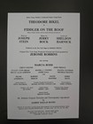Theodore Bikel Theater Program 1994 30th Anniversary Fiddler On The Roof Play