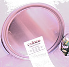 One New Winco Apzt-12 Inch Diameter Wide Rimmed Round Aluminum Pizza Tray Pan