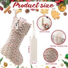 Jamntower 4 Pcs Neutral Personalized Christmas Stockings Bulk With Name Tags 