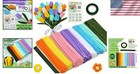 Vibrant 8-color Pipe Cleaner Flower Kit With Tools   Video Tutorial