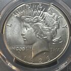 1926 Peace Dollar Ms-63 Pcgs   Choice Uncirculated Blast White Ms 63