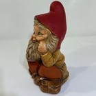 Vintage Chalkware Gnome Elf Figure Plaster Vintage 8    Garden