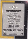Star Trek The Original Series Season 2 A44 Charlie Brill Arne Darvin Autograph