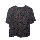 Vintage Pendleton Country Sophisticates Red Black Top Made In Usa Rayon Size 16