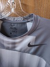 Nike Pro Combat Fitted Hyperwarm Compression Shirt 838014 055 Mens Size L Grey