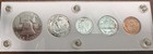 1955 Us Mint Silver Proof Set In Capital Plastics Holder 5x Coins