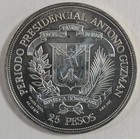 Dominican Republic 1979 25 Pesos Proof Silver Coin Pope John Paul Ii Visit Km 54