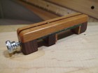 U s  Made Dulcimer Capo - Made Of Cherry   Black Walnut W walnut Stripe