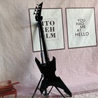 Unbranded Black Special Shape Electric Bass Guitar 4 String Rosewood Fretboard