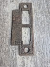 Antique Vintage Victorian Eastlake Door Strike Plate Reclaimed Salvage 3-7 16 