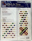 New 1998 Joann Fabrics Patch In Time 4101424 April Quilt Block Sewing Kit 17756