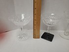 6  Vintage Crystal Glasses Mismatched Champagne Coupes Cocktail 