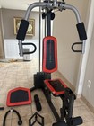 Weider 2980 X Adjustable Home Gym Chest Press Lat Pull Leg Ext Lat Bar