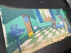 Animation Cel Background Pan Production Art Vintage Cartoons Network Freling X2