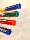 New old Two Tone Sheaffer No Nonsense Ball Pen   Excellent   Ladies Also 