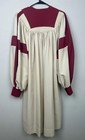Vintage Murphy Robes Choir Gown Burgundy Ivory Church Theater Film Stage Costume