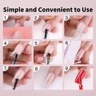 Kmyzqdv 100pcs Fiberglass Nail Wrap Extension Kit Nails Repair Natural Silk P   