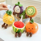 Cute Fruit Plush Toy Strawberry Avocado Pineapple Soft Stuffed Pillow Doll Gift