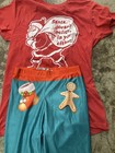 Woman   s Christmas Leggings And Christmas T-shirt