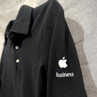 Rare Genuine Vintage Apple Employee Business Team Black Polo Authentic Women Xs