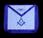 Blue Lodge Masonic Cotton Apron With Square   Compass Dma-1000