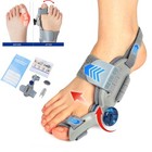 2pcs Bunion Corrector Adjustable Knob Big Toe Splint - Hallux Valgus Pain Relief