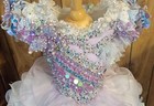 New  One-of-a-kind  Glitz  National Level  Cupcake Children s Pageant Dress - 4t