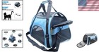 Airline Approved Soft-sided Pet Carrier  Medium-blue Travel Bag For Cats   Dogs