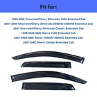 Ig Window Visors For 1999-2006 Chevrolet Silverado gmc Sierra 1500 2500hd 350   