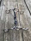 5  Western Jr  Cowhorse  Snaffle Bit Ss W twisted Dog Bone Si Mouth