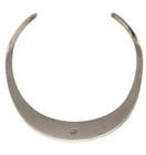 Vintage Mexican Sterling Silver Wide Collar Necklace Artist Signed 55 22 Grams E
