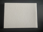 White Embossed Wedding Guest Book  5 75 x7 5   