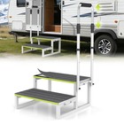 Step Stool With Handle For Elderly wide Platform And Anti-slip Mats