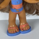 Fisher Price Snap N Style Gabriela Doll Brown Hair Violet Eyes Dress Up Y2k Vtg