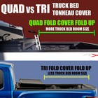 For 2014-2018 Silverado sierra 1500 2500hd3500hd 5 8ft Hard 4-fold Tonneau Cover