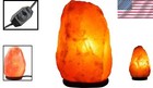 Dimmable Himalayan Crystal Rock Salt Lamp - Elegant Pink Glow Night Light