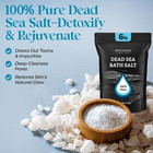 Dead Sea Salt Bath Soak 6 Lbs  Bulk Pack     100  Natural Dead Sea Salts For Soaki