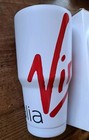 New Virgin Airlines Australia 20oz Tumbler Lid straw New  boxed