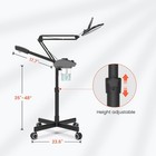 2 In 1 Professional Facial Steamer With 5x Magnifying Lamp For Salon Or Spa