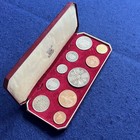 1953 Queen Elizabeth Ii Coronation Proof Coin Set Original Case And Box 2e555