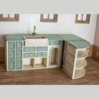 1 12 Scale Dollhouse Miniatures Furniture Kitchen Island Unfinished Handmade