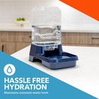 Pet Dog Cat Waterer Automatic Dispenser Drink Water Gravity X-small Bowl 0 4 Gal