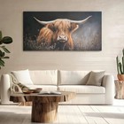 Highland Cow Canvas Print Art Canvas Painting Canvas Wall Art Picture Poster
