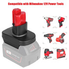 Adapter For Dewalt 20v   Milwaukee 18v Battery Convert To Milwaukee 12v Tools