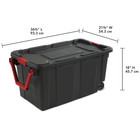 Sterilite Extra-large Wheeled Industrial Storage Bin  40 Gallon