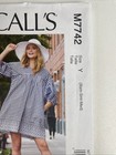 Mccalls Pattern 7742  Dresses  Misses Sizes  Xsmall Small Medium    New  Uncut