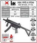 Umarex Hk Mp5 K-pdw  177 Cal Air Gun  Co2 Blowback  Bbs   Co2 Bundle  2252330 